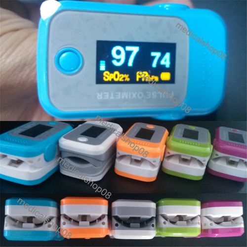 CE OLED Fingertip Pulse Oximeter Finger Blood Oxygen SpO2 PR Heart Rate Monitor