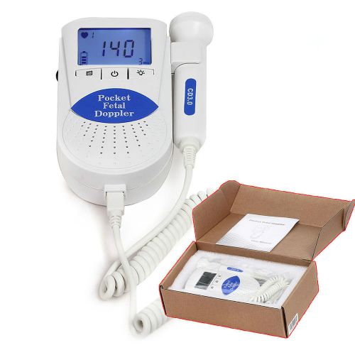 New 3m fetal doppler,ultrasonic doppler baby heart beat monitor,fetal heart rate for sale