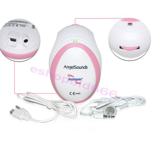 Brand Approved Angelsounds Fetal Prenatal Heart Rate Monitor Doppler 3MHz CE FDA