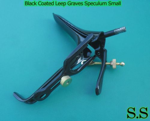 Black Coated Leep Graves Speculum Small Ob/Gyneclogy Instruments