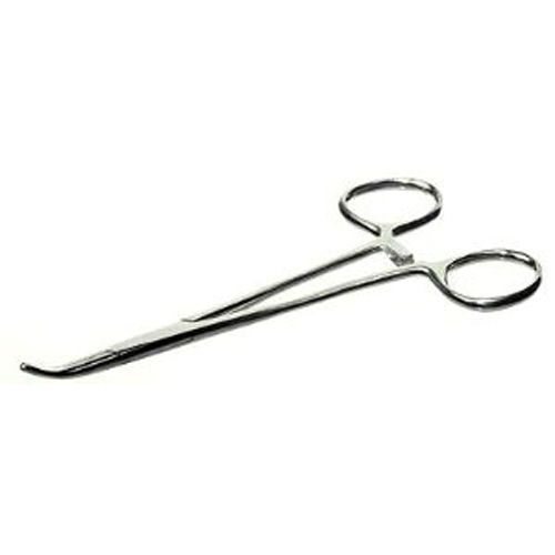 Set of 12 5&#034; curved hemostat forceps locking clamps - stainless steel for sale