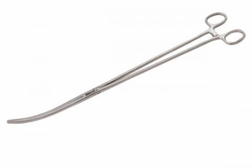 BIG 16&#034; Extra Long Curved Hemostat-Style Locking Clamp Stainless Steel