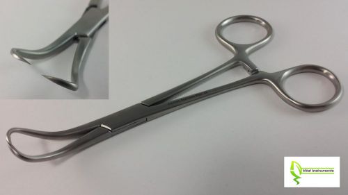 Backhaus Towel Clamp 5.25&#034; 1x1 Prongs German Stainless CE Surgical OR Satin