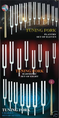 26 Tuning Forks - Chakra Harmonic Planetary Fibonacci HLS EHS