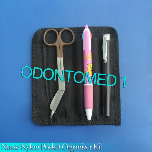 Nurse Nylon Pocket Organizer Kit - Brown Color Royal