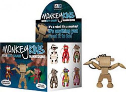 Monkey-Kins Manikin Keychain 12-Pack