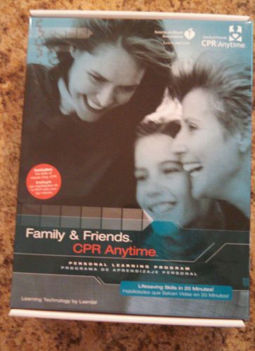 Save a Life! Family and Friends- CPR Anytime by Laerdal- sealed /NIB - kit
