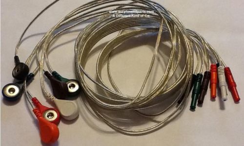 DIN Type 7 Lead ECG Holter Cable leadwire Danlee medical LET18407B PLUG(PATIENT