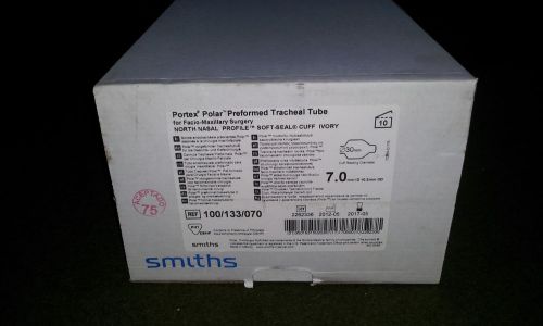 Smiths Portex Polar Preformed Tracheal Tube 7.0 mm Box Of 10 New