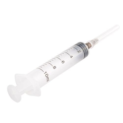 New Sterile 10ML Plastic Medical Syringe For Hydroponics Measuring Injection