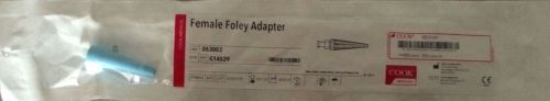 COOK MEDICAL  G14529 FEMALE FOLEY ADAPTER ****IN DATE 2017-02!!!****