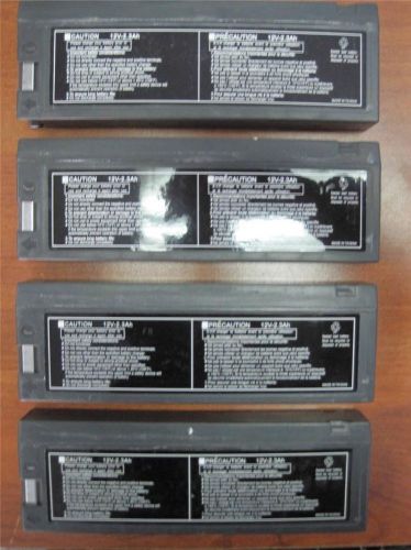 Datascope Accutorr Chargeable Battery # AS00826 LOT of 4