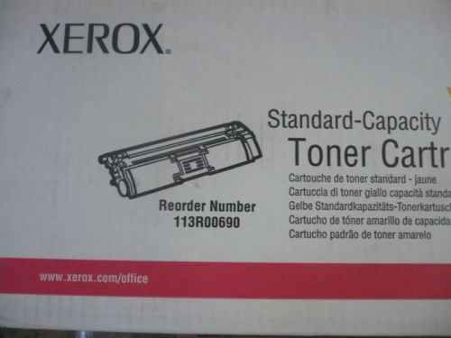 New OEM Xerox 113R00690 113R690 Phaser 6120 Yellow Cart