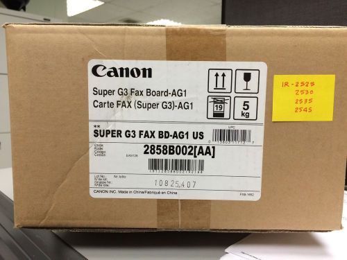 Canon IR 2525/2530/2535/2545 Super G3 Fax Board AG1 NIB