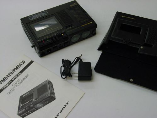 Clean Marantz PMD430 Half Speed Cassette Recorder. Ideal 4 Court/Meeting