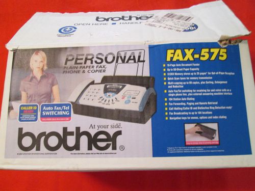 Brother 525 Personal Fax and Copier with Phone - New in original box