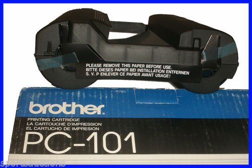 Brother pc-101 black intelli fax print cartridge oem new open box 1150 1250 1350 for sale