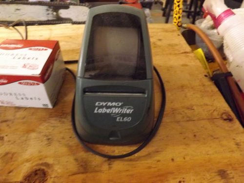 USED - Dymo LabelWriter EL60 Label Thermal Printer with Cables and labels