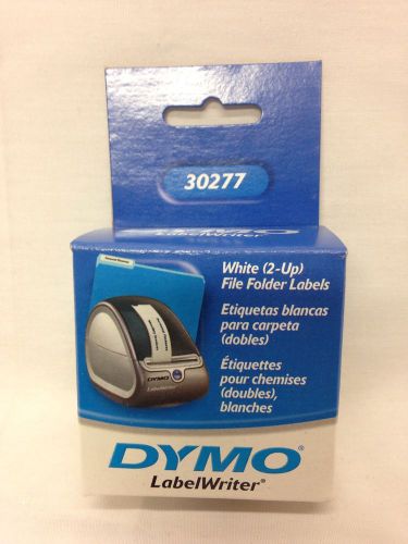 16 new boxes of dymo labelwriter 30277 2-up white file folder labels for sale