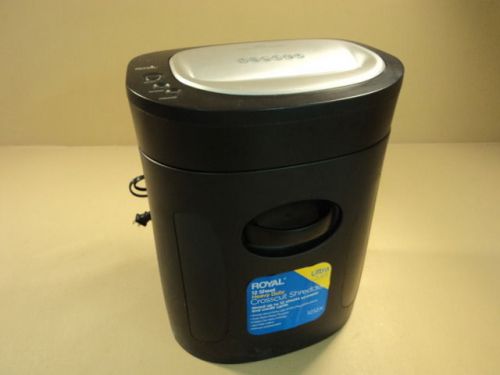 Royal Crosscut Paper Shredder 12 Sheets Casters Auto Start Stop 1212X