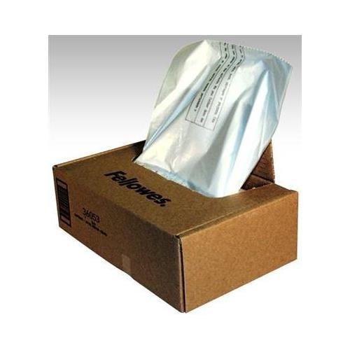 Fellowes 36053 powershred waste bags, 100pk for sale
