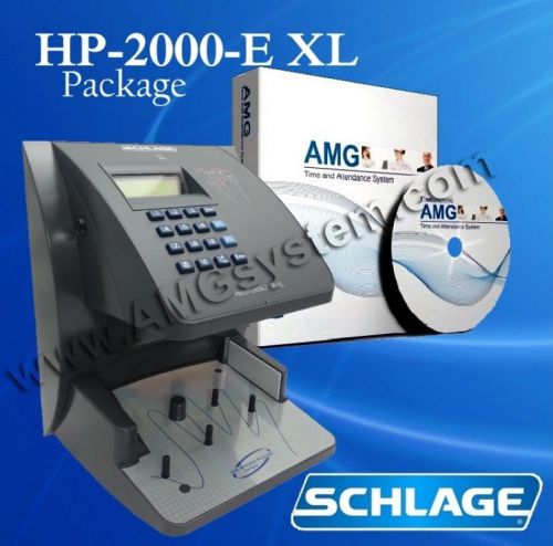 Schlage handpunch hp-2000-e-xl with ethernet | break compliant | amg software pa for sale