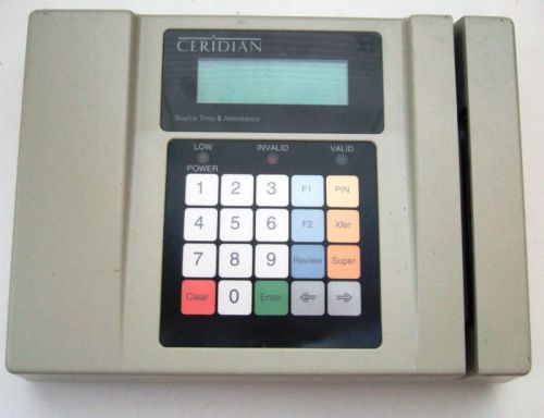Accutime Systems Ceridian Series 2000 Time Clock 2000/14     GUARANTEED