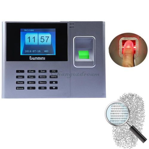 Network Biometric Fingerprint Attendance Time Clock,USB+ TCP/IP Employee Payroll