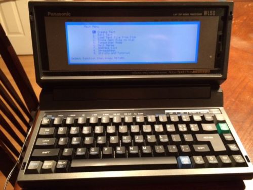 Old Panasonic Lap Top Word Processor KX WL50