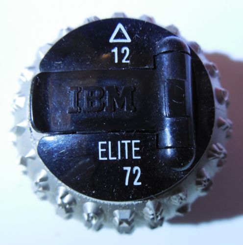 IBM Selectric Element Typing Ball ELITE 72 hollow triangle 12 pitch excellent