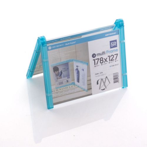 Double sided multi frame blue 178*127 1ea, tracking number offered for sale