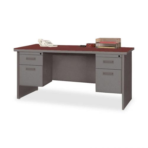 Lorell llr67252 67000 series mahogany modular desking for sale