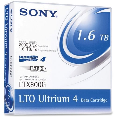 Sony LTO4 Ultrium 800GB Data Cartridge - LTO-4 - 2690.29 ft Tape L - 1 Pack