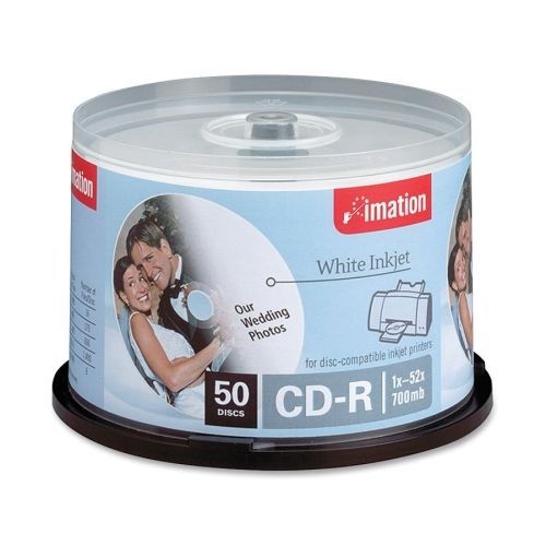 Imation CD Recordable Media - CD-R -52x -700 MB - 50 Pk Spindle -120mm