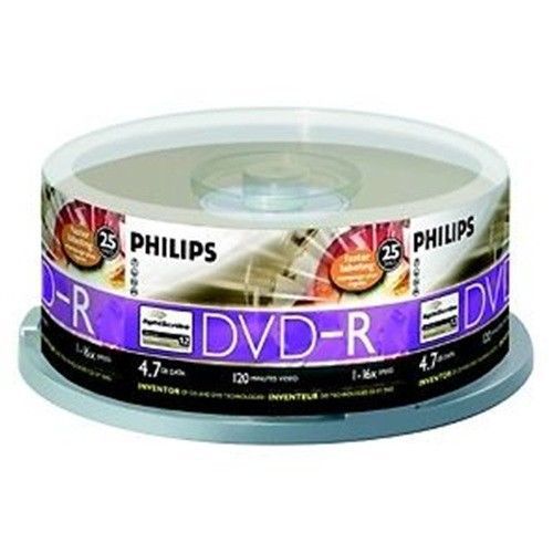 50 philips dvd-r 16x lightscribe disc 4.7gb media pack for sale