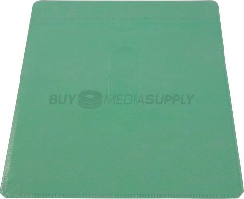 Non woven Green Color Plastic Sleeve CD/DVD Double-sided - 5000 Pack