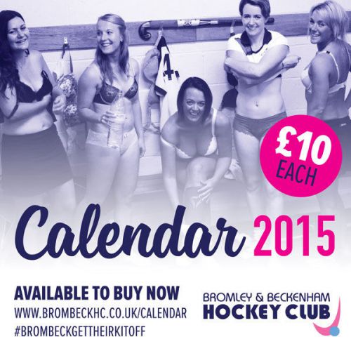 Calendar 2015 ladies hockey team get their kit off for sale