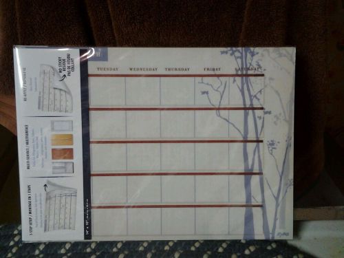 EXPO ~ Dry Erase Board Calendar ~ Multi-Surface Cling Sticks On Anything! ~ NEW