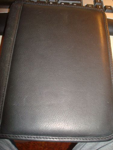 Canyon Outback Canyon Leather and Canvas Folder - BLACK NEW NEVER USED