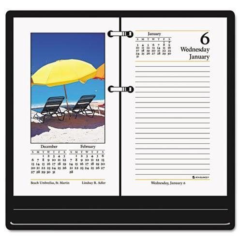 AT-A-GLANCE® Photographic Desk Calendar Refill, 3 1/2 x 6, 2015
