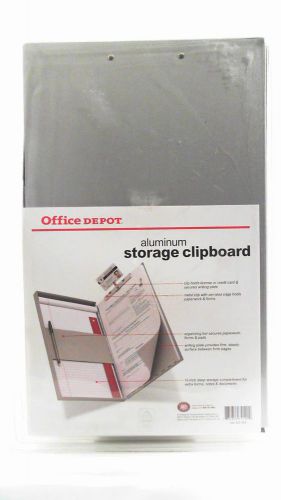 Office Depot Aluminum Storage Clipboard Legal-Size Copy Supplies CHOP 390Uz7