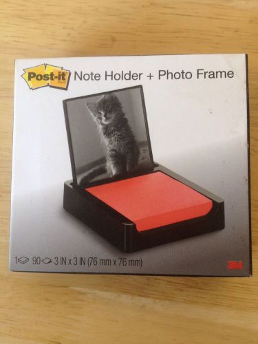 POST IT NOTE HOLDER PHOTO FRAME 3x3 DESK NOTE KITTENS GREAT GIFT NEW