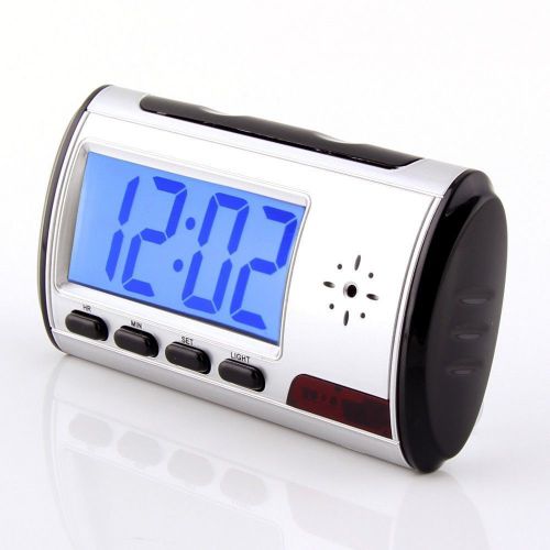 New clock camera motion detection spy video recorder dvr dv ideal for office use for sale