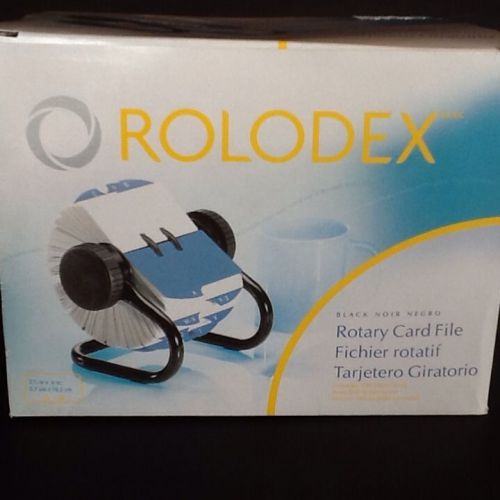 Rolodex Rotary Card File A-Z Dividers Plus 500 Cards NEW IN BOX
