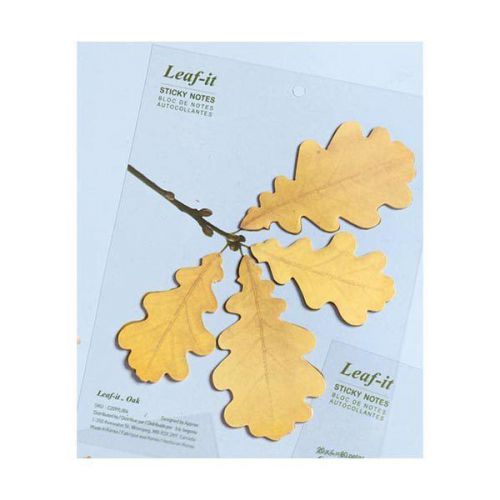 Leaf-It Sticky Notes - Oak