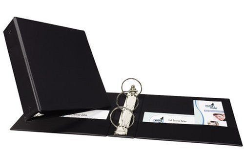 Avery Economy Binder, 3-Inch Round Ring, Black, 1 Binder (3602) New