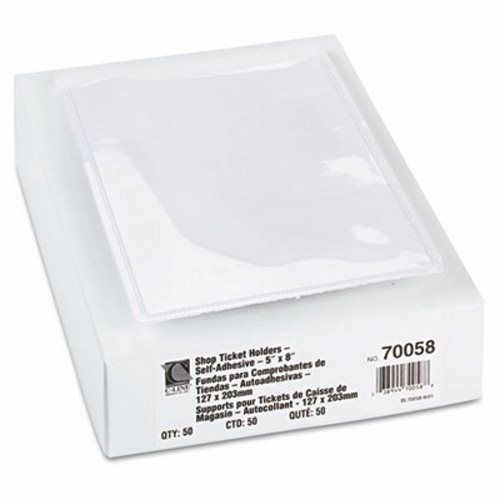 C-line self-adhesive shop ticket holders, 5 x 8, 50/bx (cli70058) for sale