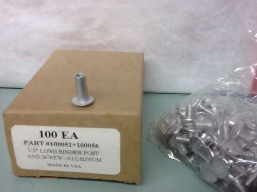 1/2 &#034;long binderpost and screw aluminum box/100