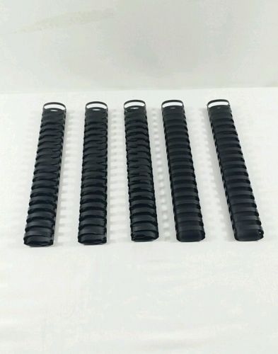 Lot of 5 CombBind Spines 1 1/2&#034; / 38mm Black 300 Sheets Capacity