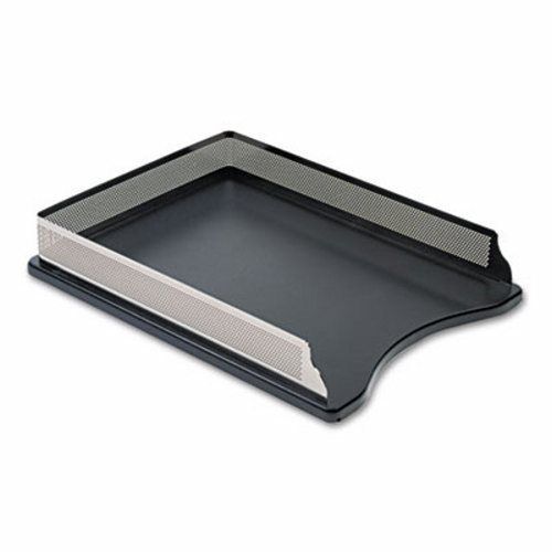 Rolodex Distinctions Self-Stacking Letter Desk Tray, Metal/Black (ROLE23565)
